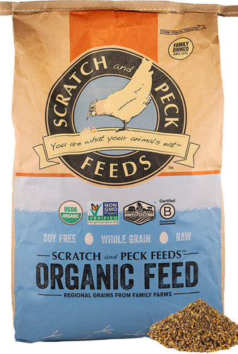Scratch and Peck Organic Broiler + Corn