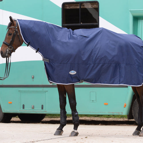 WEATHERBEETA RAIN SHEET NAVY/GREY/WHITE FULL