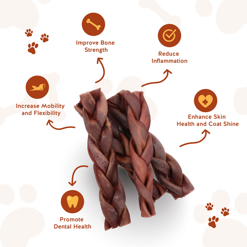 Jack&Pup Braided Collagen Sticks