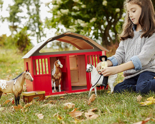 Breyer Two-Stall Wood Barn