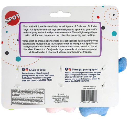 Ethical Pet Spot Cute & Colorful Cat Toys