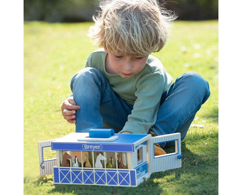 Breyer Farms™ Wood Carry Stable